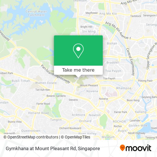 Gymkhana at Mount Pleasant Rd map