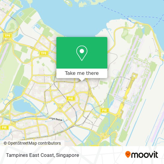 Tampines East Coast地图