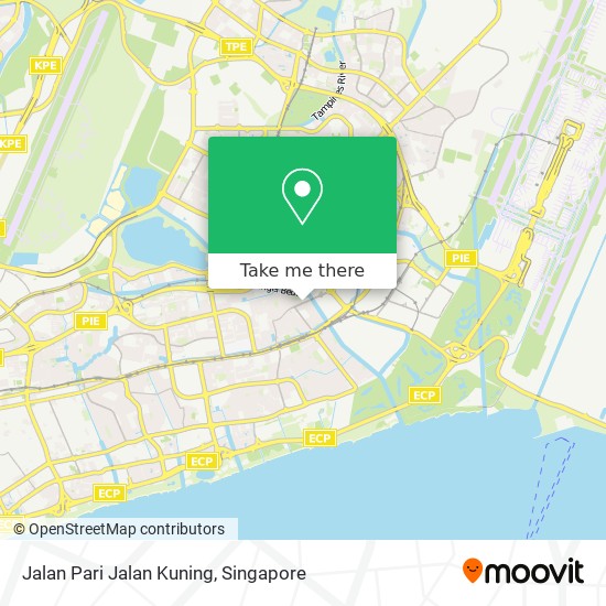 Jalan Pari Jalan Kuning map