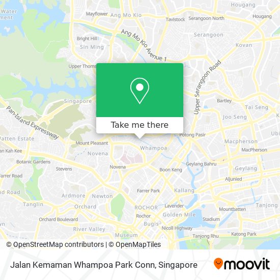 Jalan Kemaman Whampoa Park Conn map