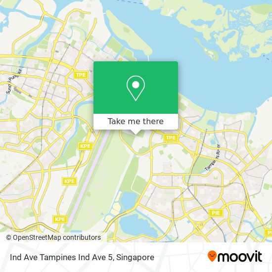 Ind Ave Tampines Ind Ave 5 map