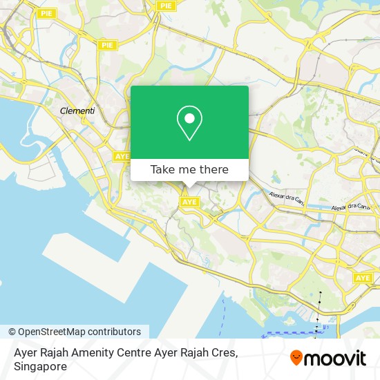 Ayer Rajah Amenity Centre Ayer Rajah Cres map