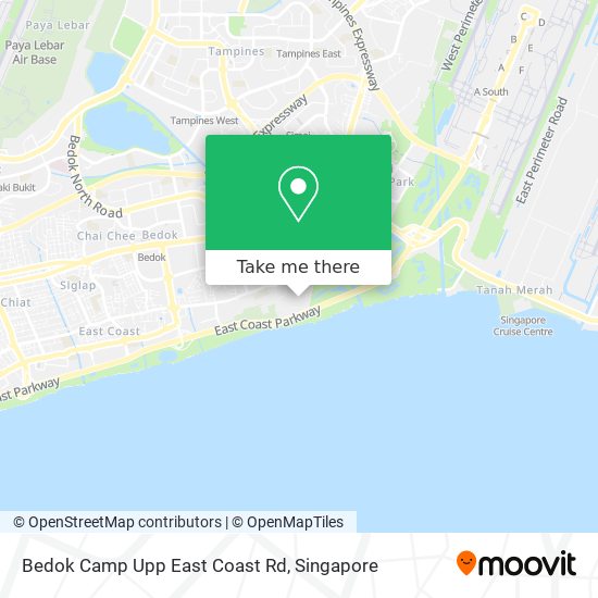 Bedok Camp Upp East Coast Rd map