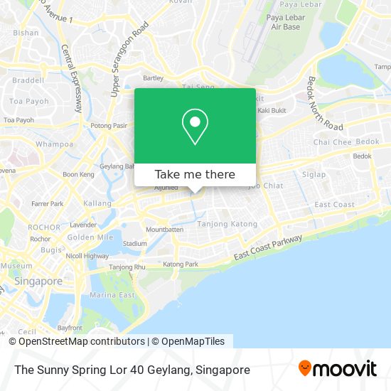 The Sunny Spring Lor 40 Geylang map