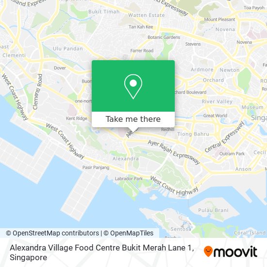 Alexandra Village Food Centre Bukit Merah Lane 1地图