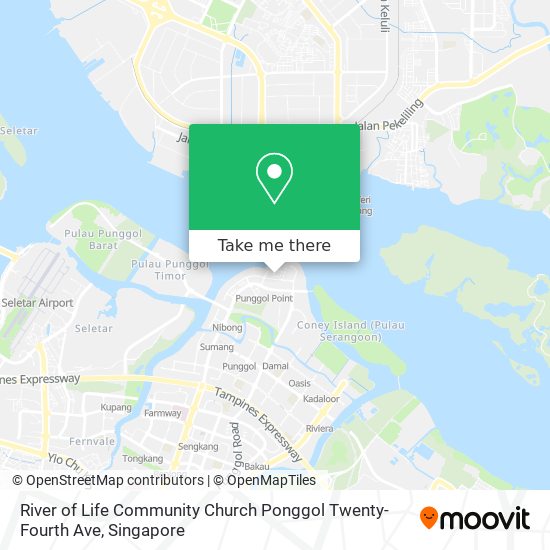 River of Life Community Church Ponggol Twenty-Fourth Ave map