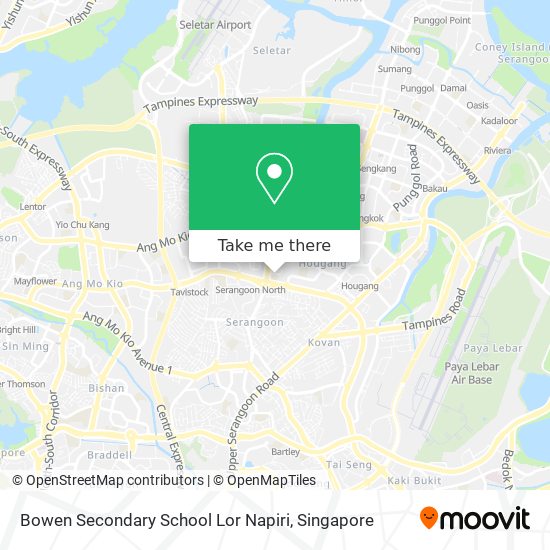 Bowen Secondary School Lor Napiri map