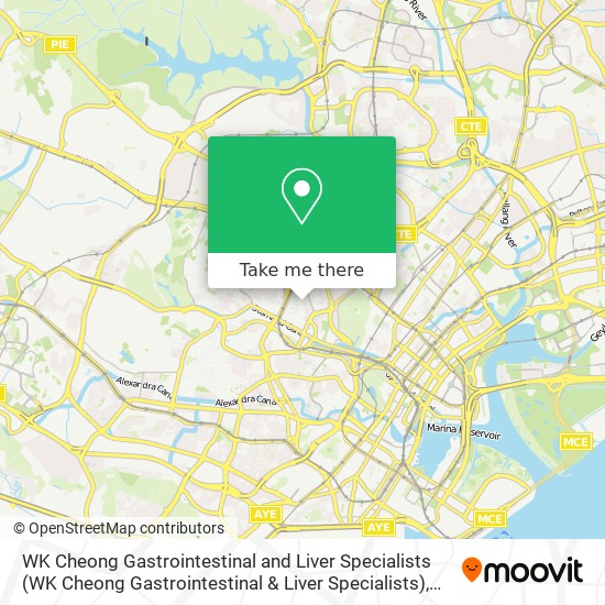 WK Cheong Gastrointestinal and Liver Specialists map