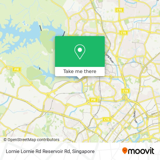 Lornie Lornie Rd Reservoir Rd map