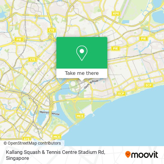 Kallang Squash & Tennis Centre Stadium Rd map