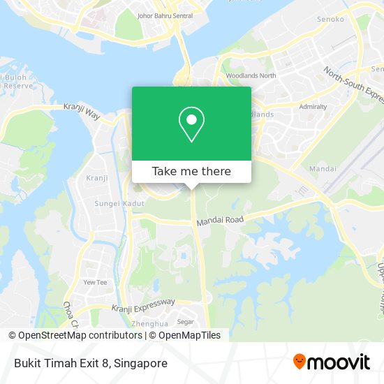 Bukit Timah Exit 8 map