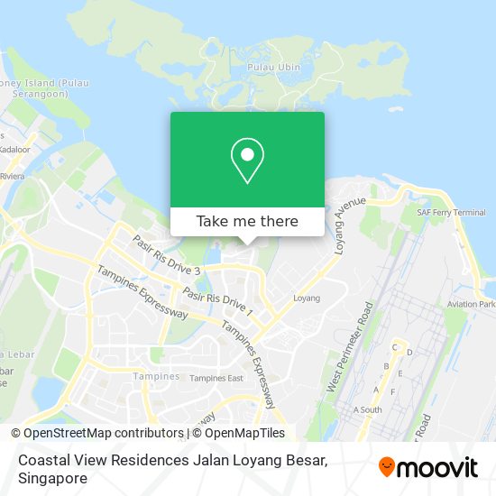 Coastal View Residences Jalan Loyang Besar地图