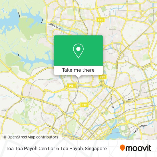 Toa Toa Payoh Cen Lor 6 Toa Payoh map