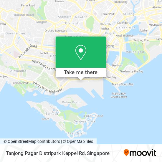 Tanjong Pagar Distripark Keppel Rd map
