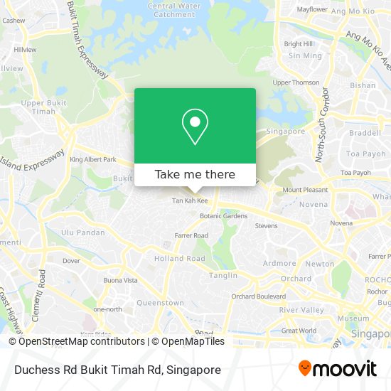 Duchess Rd Bukit Timah Rd map