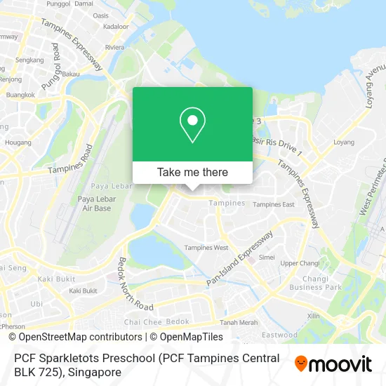 PCF Sparkletots Preschool (PCF Tampines Central BLK 725)地图