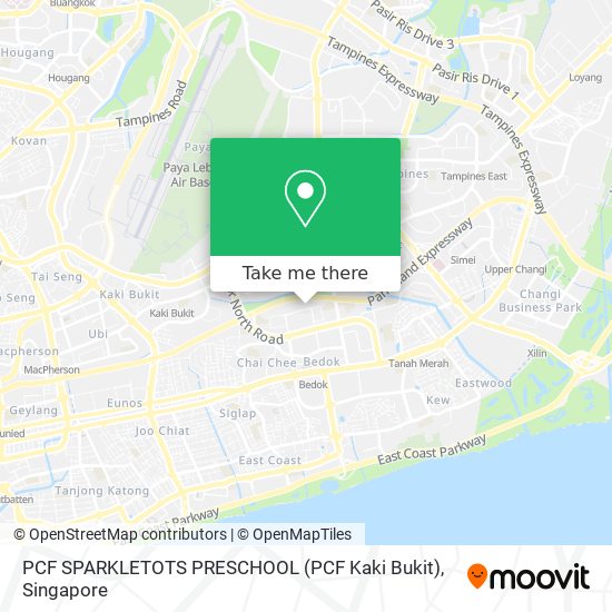 PCF SPARKLETOTS PRESCHOOL (PCF Kaki Bukit) map