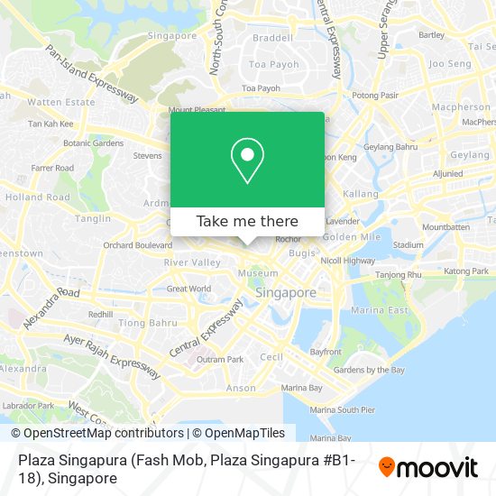 Plaza Singapura (Fash Mob, Plaza Singapura #B1-18)地图