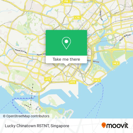 Lucky Chinatown RSTNT map