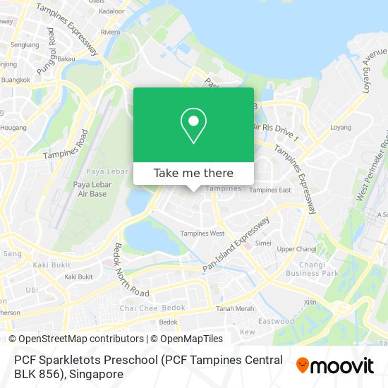 PCF Sparkletots Preschool (PCF Tampines Central BLK 856)地图