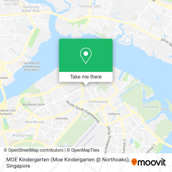 MOE Kindergarten (Moe Kindergarten @ Northoaks) map