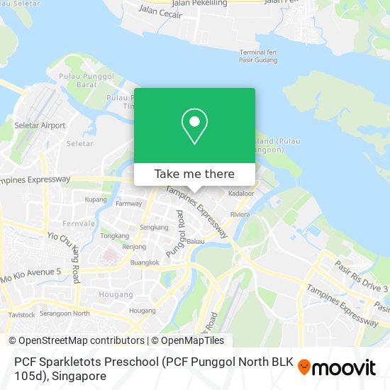 PCF Sparkletots Preschool (PCF Punggol North BLK 105d) map