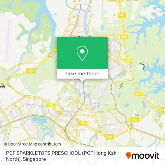 PCF SPARKLETOTS PRESCHOOL (PCF Hong Kah North) map