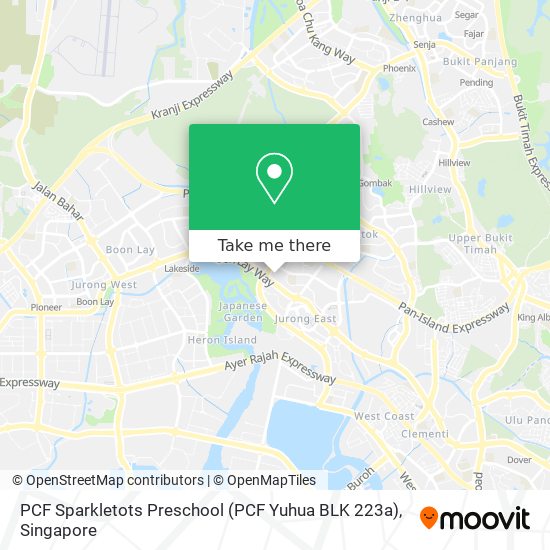 PCF Sparkletots Preschool (PCF Yuhua BLK 223a) map
