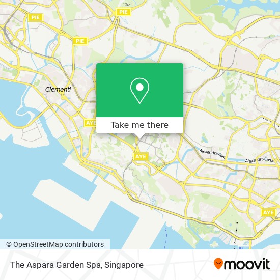 The Aspara Garden Spa map