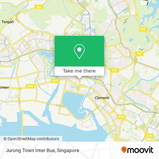 Jurong Town Inter Bus地图