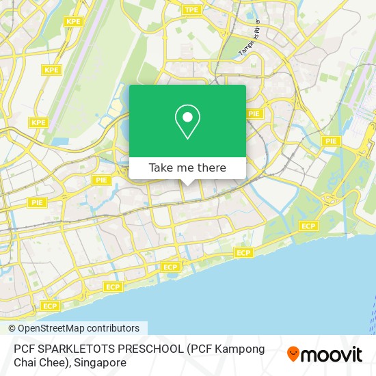 PCF SPARKLETOTS PRESCHOOL (PCF Kampong Chai Chee)地图