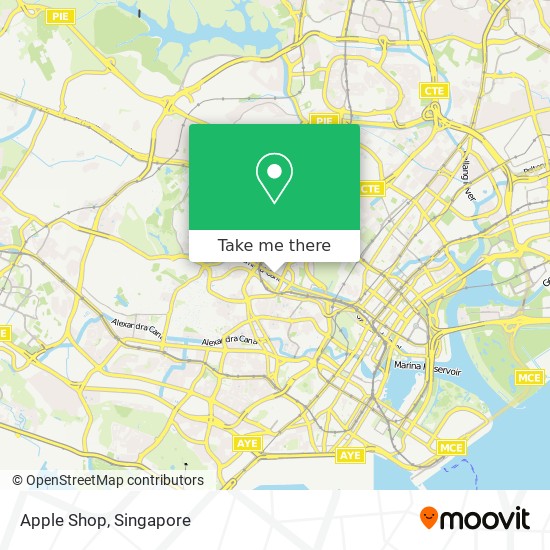 Apple Shop map