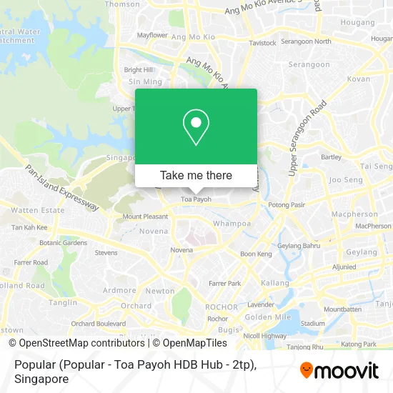 Popular (Popular - Toa Payoh HDB Hub - 2tp) map