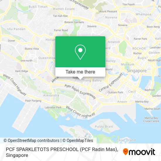 PCF SPARKLETOTS PRESCHOOL (PCF Radin Mas) map