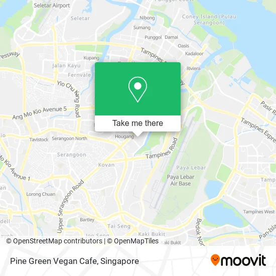 Pine Green Vegan Cafe map