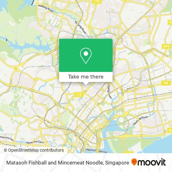 Matasoh Fishball and Mincemeat Noodle map