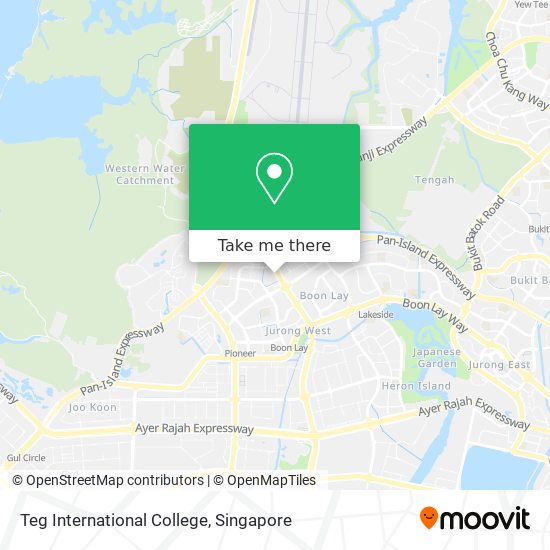 Teg International College map