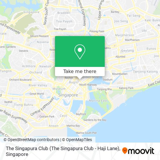 The Singapura Club (The Singapura Club - Haji Lane) map