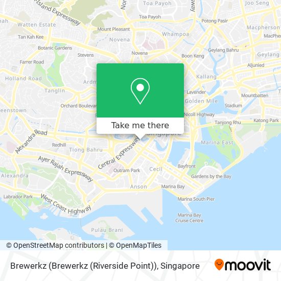 Brewerkz (Brewerkz (Riverside Point)) map