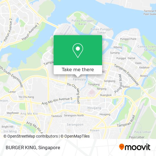 BURGER KING map