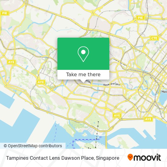Tampines Contact Lens Dawson Place地图