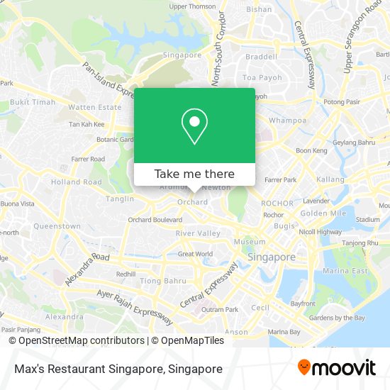 Max's Restaurant Singapore map