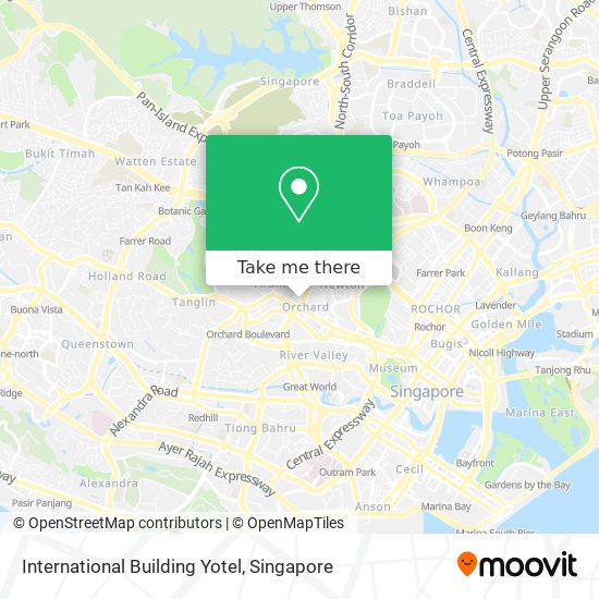 International Building Yotel map