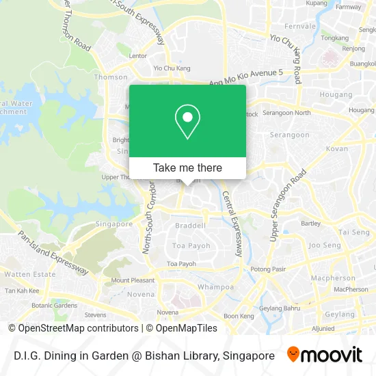 D.I.G. Dining in Garden @ Bishan Library地图
