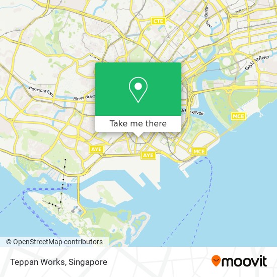 Teppan Works map