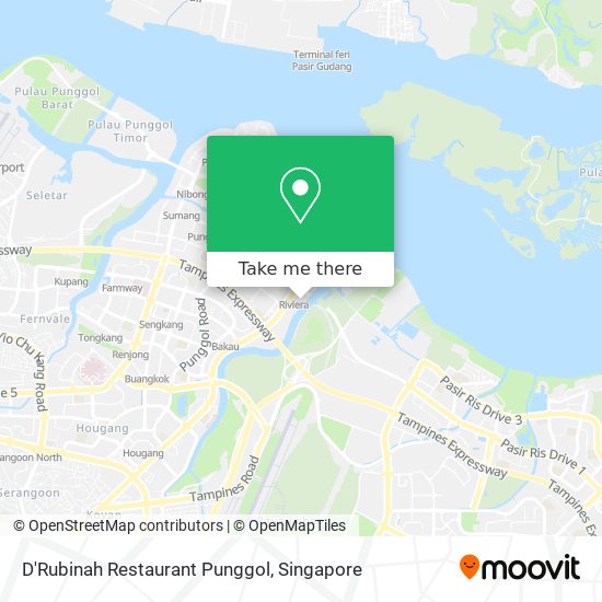 D'Rubinah Restaurant Punggol map