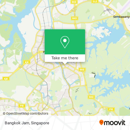 Bangkok Jam map