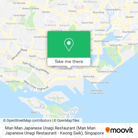 Man Man Japanese Unagi Restaurant (Man Man Japanese Unagi Restaurant - Keong Saik) map