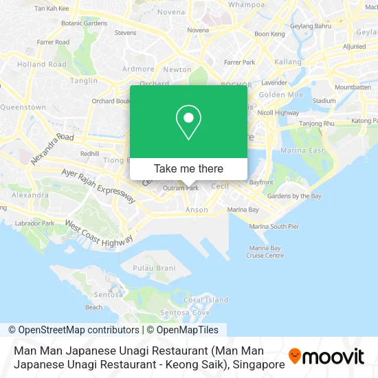 Man Man Japanese Unagi Restaurant (Man Man Japanese Unagi Restaurant - Keong Saik) map