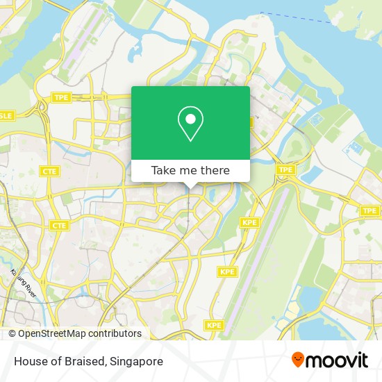 House of Braised map